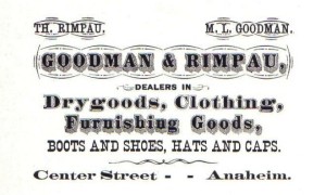 Goodman & Rimpau Buisiness Card