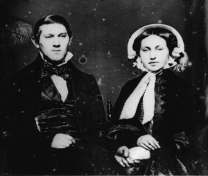 John & Adelaide Steinman, First known Jewish photo taken in San Francisco WS 13/1889