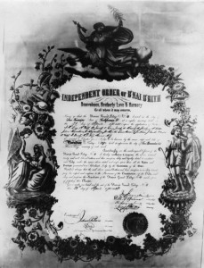 Paradise Lodge's Charter, 1875. WS#1567