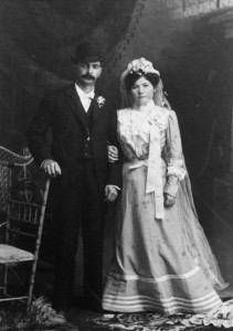 Solly & Rose Kinderman Wedding Picture, 1902, WS#1599