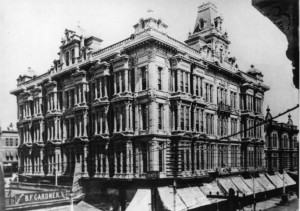 The Phillips Block #1. LA's first Skyscraper. 1890s WS#3005