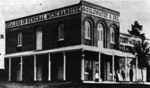 Goldwater & Bros Store, Prescott, AZ, 1880's. #WS1227