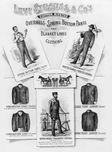 Levi Strauss Copper Riveted Clothing Adv., #WS1894