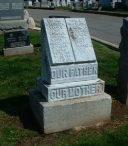 The Salomon's Gravesite in Colma, California