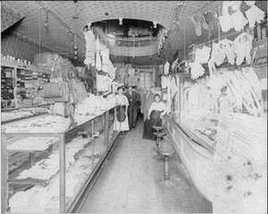 Interior of City of Paris store owned by Joseph and Adelheid Schwartz