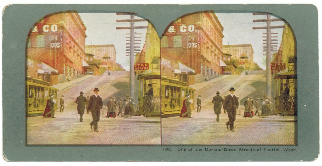 Seattle Street Scene circa 1900.