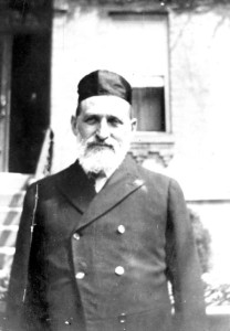 Rabbi Gendaligh Halpern, first "official" rabbi of Bikur Cholim, 1905-1910. #WS0179