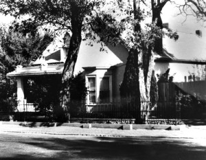 Willi and Flora Spiegelberg hone in Sante Fe, NM, 1880s, #WS0388