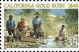 CA Gold Rush Stamp