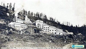 An 1800's mine in Republic, Washington