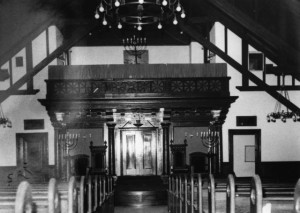 Sanctuary of the 2nd Temple Israel Building, circa 1906, #WS1798