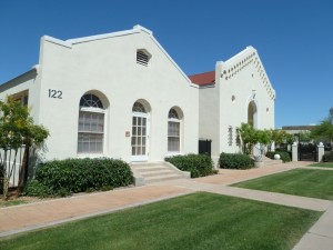 The First Congregation Beth Israel of Phoenix, Now refurbished as the Culver-Plotkin Center.