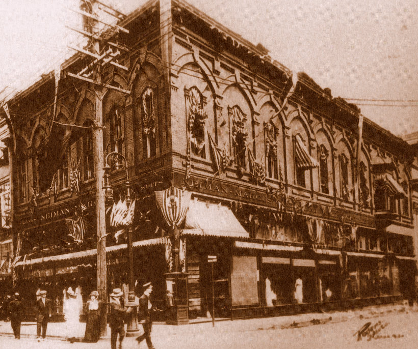 Neiman-Marcus building on Elm Street, Dallas, 1911