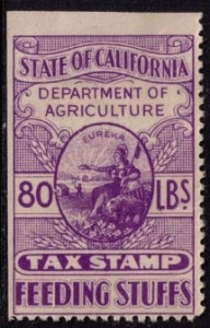 California Agriculture Tax Stamp