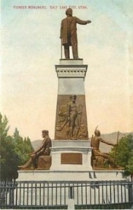 The Pioneer Monument, Salt Lake City, Postcard