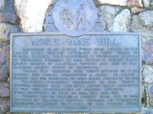 Mokelumne Hill Plaque