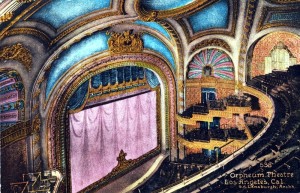 Inside the Orpheum Theatre, Los Angeles