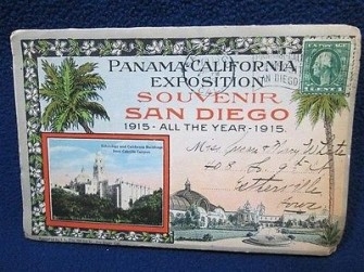 Panama-Pacific Exposition Souvenir Postcard, 1915
