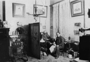 Dr. Alexander Levy in his office, San Francisco, 1900, #WS2023