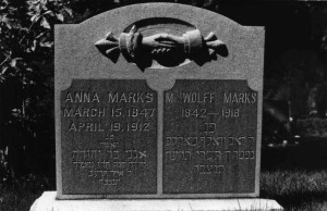 Gravesite of Anna & Wolf Marks in Salt Lake City, #WS1294