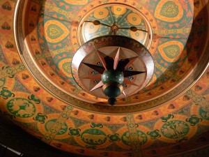 Martin Beck Theater Ceiling