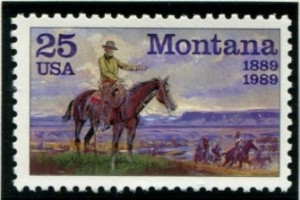 Montana Centennial Stamp