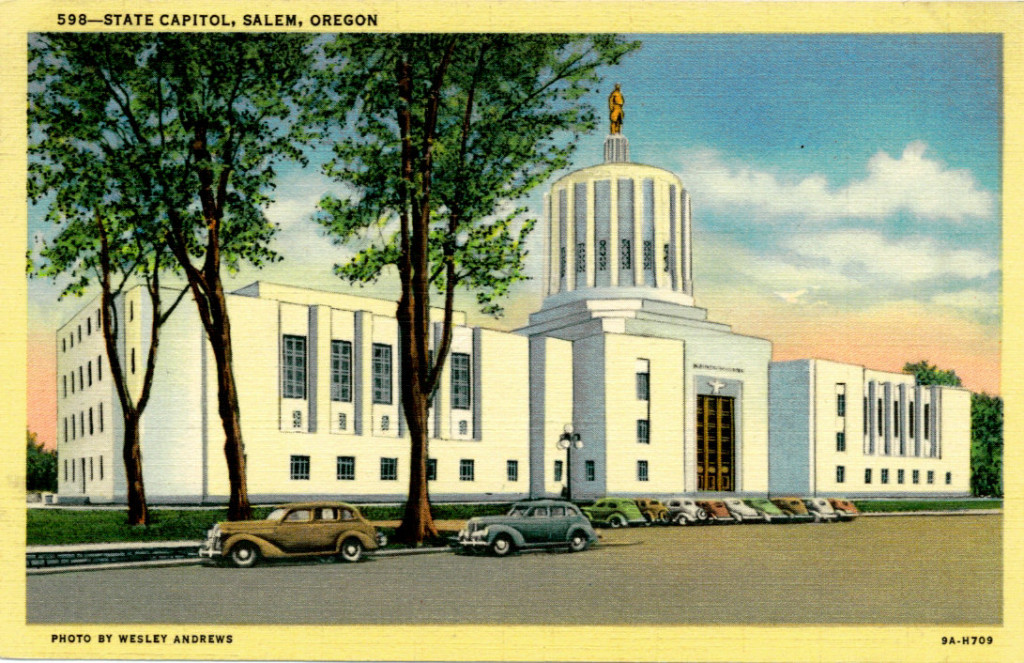 New State Capital in Salem, Oregon, Vintage Postcard