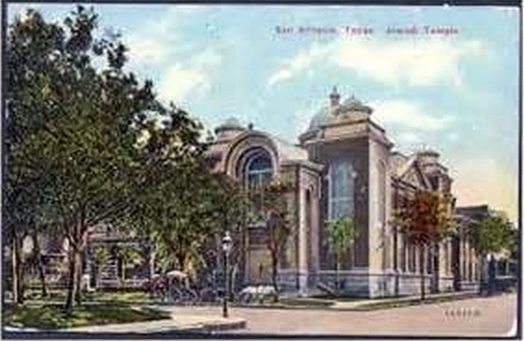 Temple Beth El, San Antonio, Vintage Postcard