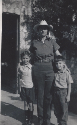Maryann, Francis & Pete Kallison, 1940's