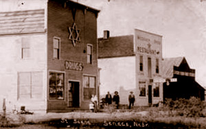 Dr. Moses Pass' Drug Store circa 1910, Vintage Postcard